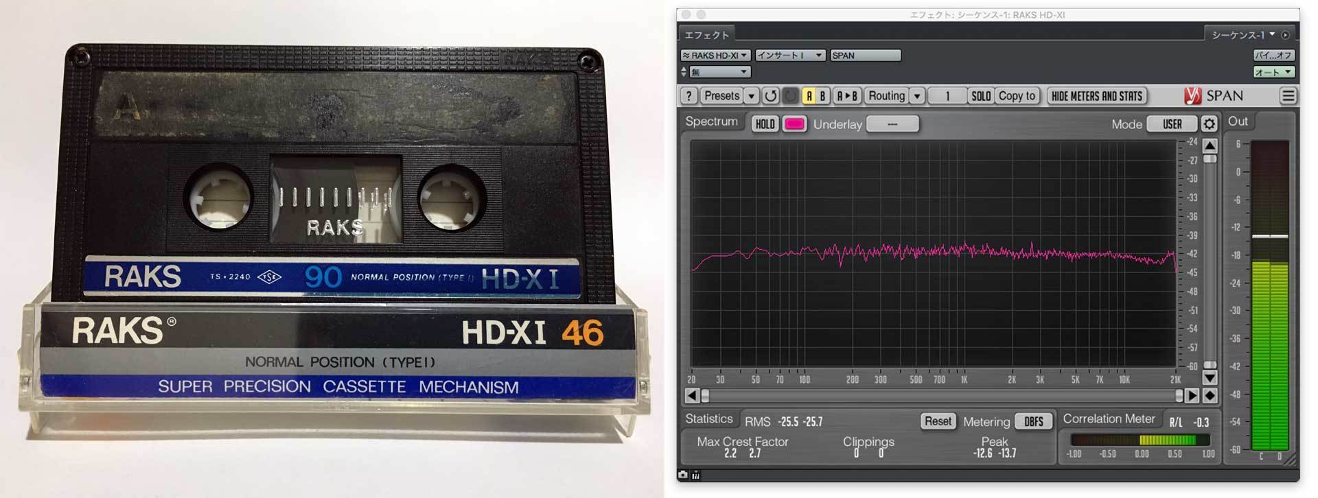 カセットテープ現行品（および過去品）の分析: とあるDTMerの備忘録